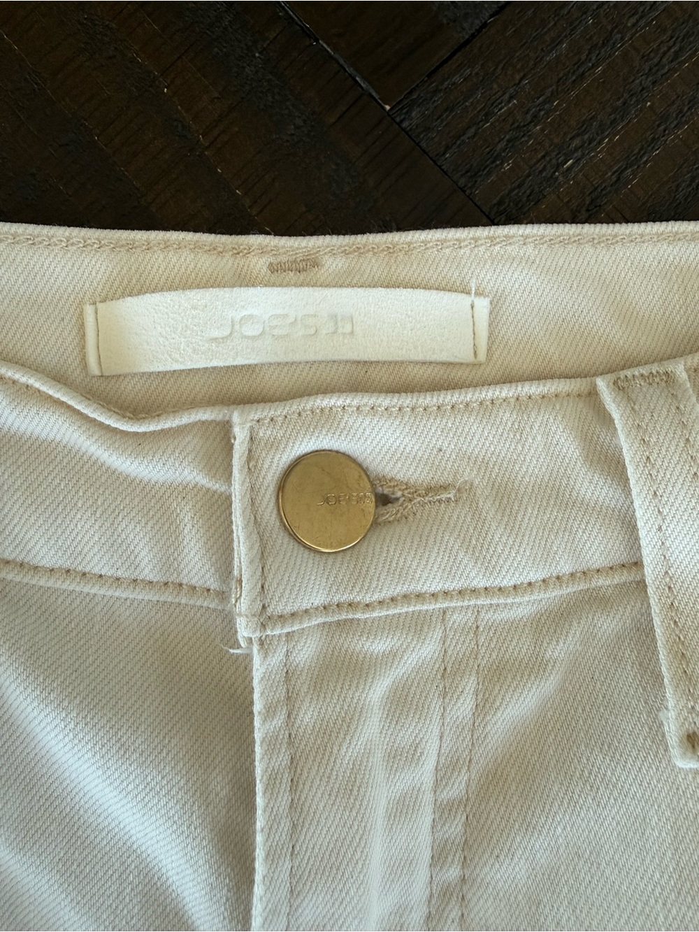 Joe's Jeans The Blake Cream Denim High Waist Wide leg